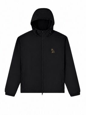 OVO October’s Very Own Essential Interlock Jacket Hoodie Black Medium Like New!